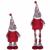 Figurina Craciun, Mos Craciun, picioare telescopice, inaltime extensibila 57-80cm Household NewTrend
