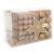 Set globuri si decoratiuni de Craciun, 100 piese, diverse dimensiuni cu stea, auriu Household NewTrend