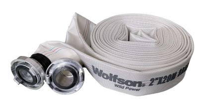 WOLFSON - FURTUN PVC PANZAT TIP POMPIERI 2" 20M Ø 50MM CU MUFE CUPLARE PowerTool TopQuality