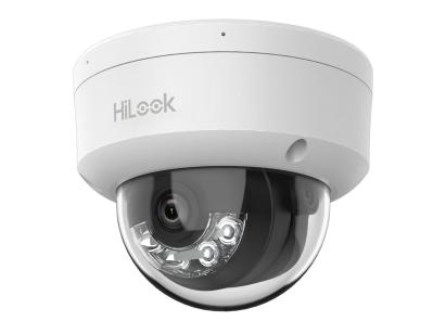 Camera supraveghere IP HiLook Hikvision IPC-D140HA-LUC, Smart Hybrid Light, 4MP, 2.8mm, iluminare duala 20m, microfon, PoE SafetyGuard Surveillance