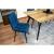 Set 4 scaune bucatarie/living, Kara, catifea, metal, bleumarin si negru, 44.5x50.5x87 cm GartenVIP DiyLine