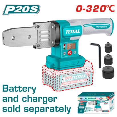 TOTAL - APARAT PENTRU SUDAT TEVI PPR 20V (NU INCLUDE ACUMULATOR) PowerTool TopQuality