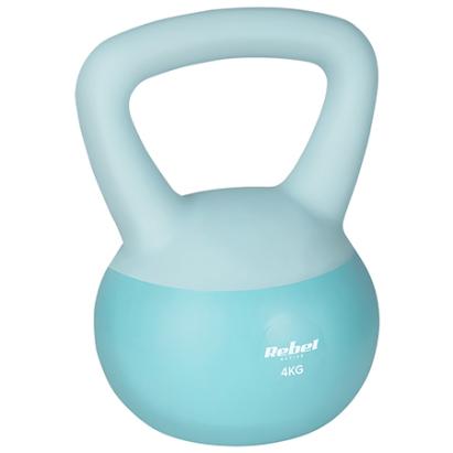 KETTLEBELL VINIL 4 KG REBEL ACTIVE EuroGoods Quality