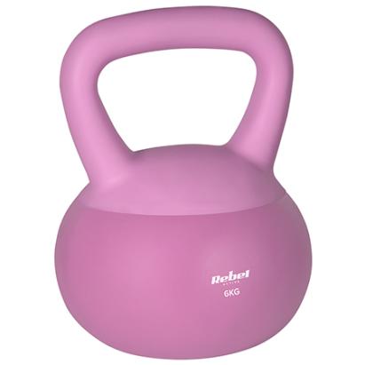 KETTLEBELL VINIL 6 KG REBEL ACTIVE EuroGoods Quality