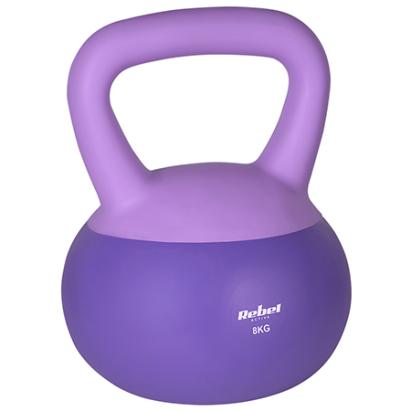 KETTLEBELL VINIL 8 KG REBEL ACTIVE EuroGoods Quality