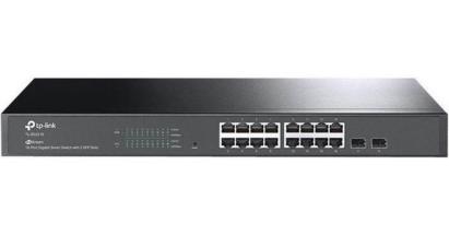 Switch TP-Link Smart JetStream cu 16×Porturi Gigabit și 2×Sloturi SFP TL-SG2218 SafetyGuard Surveillance