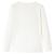 Tricou de copii cu mâneci lungi, ecru, 116 GartenMobel Dekor