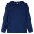 Tricou pentru copii cu mâneci lungi, bleumarin 128 GartenMobel Dekor