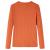 Tricou pentru copii cu mâneci lungi, portocaliu ars, 104 GartenMobel Dekor