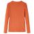 Tricou pentru copii cu mâneci lungi, portocaliu ars, 116 GartenMobel Dekor