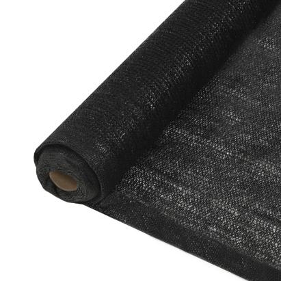 Plasă pentru intimitate, negru, 1,5 x 50 m, HDPE, 150 g/m² GartenMobel Dekor