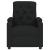Fotoliu de masaj, negru, țesătură GartenMobel Dekor