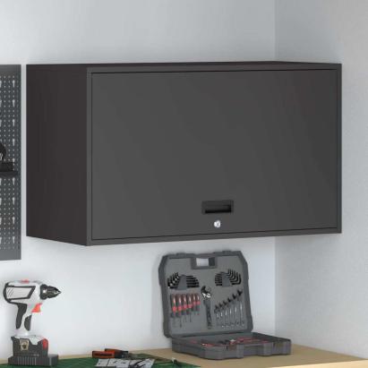 Dulap de perete pentru garaj Negru 90 x 40 x 53 cm GartenMobel Dekor