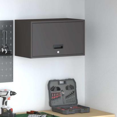 Dulap de perete pentru garaj Negru 60 x 33 x 35 cm GartenMobel Dekor