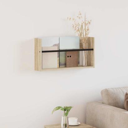 Raft pentru reviste Stejar Sonoma 60 x 12 x 30 cm Lemn compozit GartenMobel Dekor