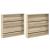 Raft pentru reviste cu raft 2 pcs Stejar Sonoma 80 x 12 x 70 cm GartenMobel Dekor