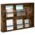 Raft pentru reviste cu raft Stejar fumuriu 100 x 12 x 70 cm GartenMobel Dekor