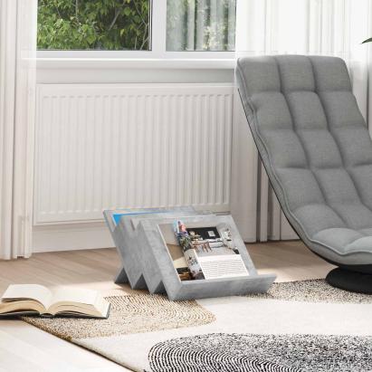 Dulap lateral Gri din beton 57,5 x 40 x 42 cm Lemn compozit GartenMobel Dekor