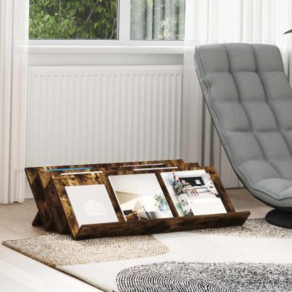 Dulap lateral Stejar fumuriu 90 x 57,5 x 42 cm Lemn compozit GartenMobel Dekor