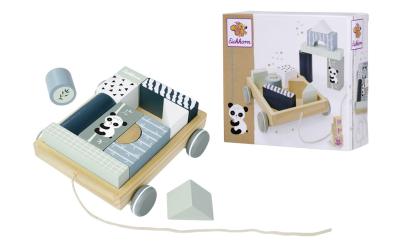 EICHHORN JUCARIE DE TRAS REMORCA DE CONSTRUCTII DIN LEMN 18CM SuperHeroes ToysZone