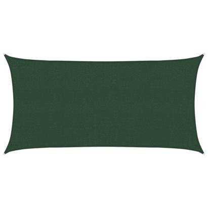 Pânză parasolar, verde închis, 2x3,5 m, HDPE, 160 g/m² GartenMobel Dekor