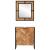 Set mobilier de baie, 2 piese, fier și lemn masiv de acacia GartenMobel Dekor