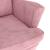 Fotoliu, roz, catifea GartenMobel Dekor