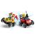 LEGO Pachet de curse Furgoneta de pizza vs. camion de pompieri Quality Brand