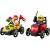 LEGO Pachet de curse Furgoneta de pizza vs. camion de pompieri Quality Brand