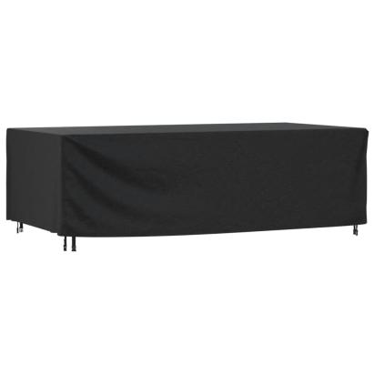 Husă mobilier de grădină negru 300x140x90 cm impermeabilă 420D GartenMobel Dekor