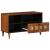 Cabinet TV cu raft castan 80 x 33,5 x 46 cm Lemn de mango solid GartenMobel Dekor