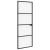 Ușă Interioară Neagră 76x201,5 cm din Sticlă Termoizolantă și Aluminiu Subțire GartenMobel Dekor