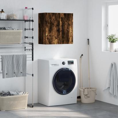 Dulap de perete, stejar fumuriu, 60x31x60 cm, lemn compozit GartenMobel Dekor