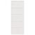 Ușă de hambar, alb, 80x208 cm, lemn masiv de pin GartenMobel Dekor