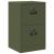 Dulap pentru Fișiere cu raft Verde măsliniu 44 x 50 x 106.5 cm GartenMobel Dekor