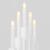 Decoratiune luminoasa tip sfesnic, din lemn, 39 cm, lumina calda, alimentare cu baterii, alb Household NewTrend