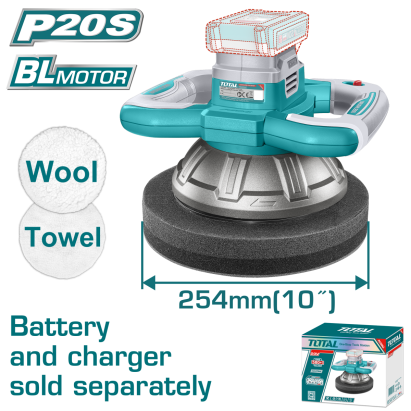 TOTAL - MASINA DE POLISAT - 20V (NU INCLUDE ACUMULATOR) PowerTool TopQuality
