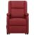 Fotoliu de masaj cu ridicare, roșu vin, piele ecologică GartenMobel Dekor