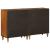 Bufet 2 pcs castan 60 x 33,5 x 75 cm Lemn de mango solid GartenMobel Dekor