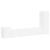 Set comodă TV Pe perete 3 pcs Alb Lemn compozit GartenMobel Dekor