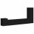 Set comodă TV Pe perete 3 pcs Negru Lemn compozit GartenMobel Dekor