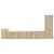 Set comodă TV Pe perete 3 pcs Stejar Sonoma Lemn compozit GartenMobel Dekor