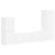 Set comodă TV Pe perete 4 pcs Alb Lemn compozit GartenMobel Dekor