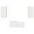 Set comodă TV Pe perete 6 pcs Alb Lemn compozit GartenMobel Dekor