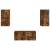 Set comodă TV Pe perete 6 pcs Stejar fumuriu Lemn compozit GartenMobel Dekor