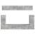 Set comodă TV Pe perete 5 pcs Gri din beton Lemn compozit GartenMobel Dekor