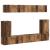 Set comodă TV Pe perete 5 pcs Lemn vechi Lemn compozit GartenMobel Dekor
