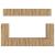 Set comodă TV Pe perete 5 pcs Stejar Artizanal Lemn compozit GartenMobel Dekor