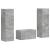 3 pcs Gri din beton GartenMobel Dekor