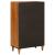 Bufet cu sertar castan 60 x 33,5 x 100 cm Lemn de mango solid GartenMobel Dekor